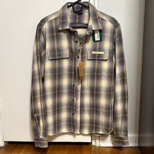 Tailor Vintage Gray and Cream Reversible Shirt